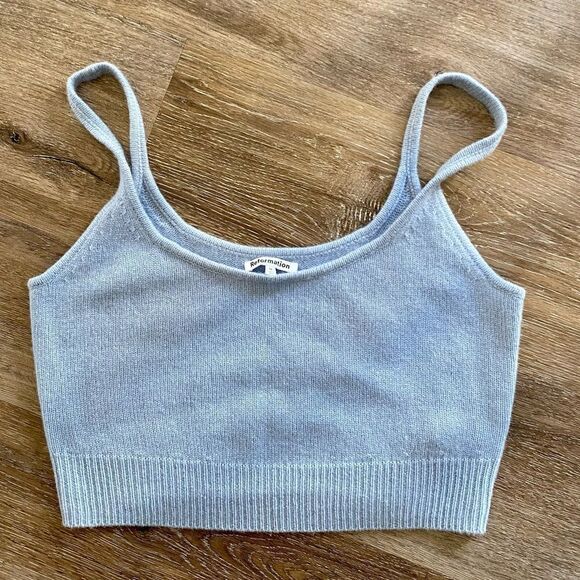 Reformation Tops - Reformation Blue Cashmere Tank Sz Medium